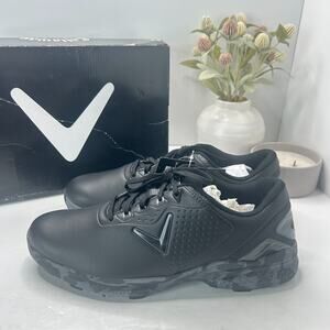 Callaway Monterey Lace Up Spikeless Golf Shoe Black CG223BM Men's 11.5 D NWB